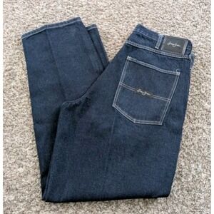 Sean John Denim Jeans Dark Wash Baggy Hip Hop Y2K 35x33 (Tag 38) Skater